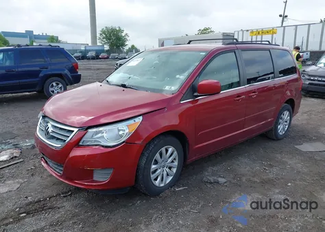 2012 Volkswagen Routan Se из США, поврежденный, VIN 2C4RVABG1CR240838